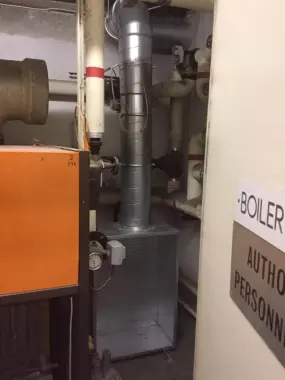 Commercial plant room installation